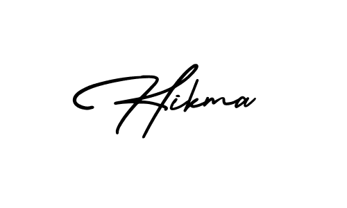 AmerikaSignatureDemo-Regular is a professional signature style that is perfect for those who want to add a touch of class to their signature. It is also a great choice for those who want to make their signature more unique. Get Hikma name to fancy signature for free. Hikma signature style 3 images and pictures png