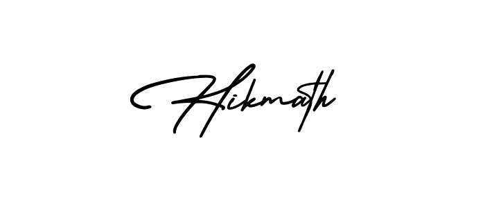 Also we have Hikmath name is the best signature style. Create professional handwritten signature collection using AmerikaSignatureDemo-Regular autograph style. Hikmath signature style 3 images and pictures png