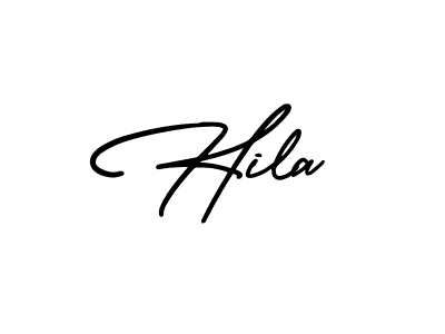 Similarly AmerikaSignatureDemo-Regular is the best handwritten signature design. Signature creator online .You can use it as an online autograph creator for name Hila. Hila signature style 3 images and pictures png