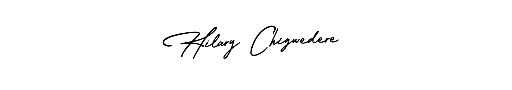 How to make Hilary Chigwedere signature? AmerikaSignatureDemo-Regular is a professional autograph style. Create handwritten signature for Hilary Chigwedere name. Hilary Chigwedere signature style 3 images and pictures png