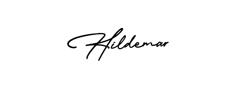 Make a beautiful signature design for name Hildemar. With this signature (AmerikaSignatureDemo-Regular) style, you can create a handwritten signature for free. Hildemar signature style 3 images and pictures png