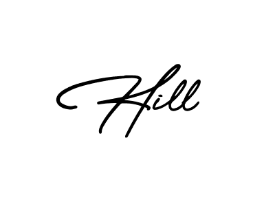 Use a signature maker to create a handwritten signature online. With this signature software, you can design (AmerikaSignatureDemo-Regular) your own signature for name Hill. Hill signature style 3 images and pictures png