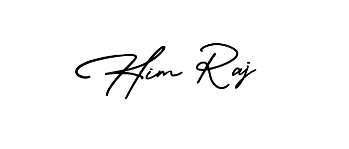 How to make Him Raj signature? AmerikaSignatureDemo-Regular is a professional autograph style. Create handwritten signature for Him Raj name. Him Raj signature style 3 images and pictures png