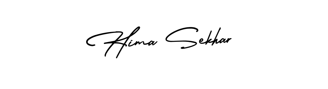 You should practise on your own different ways (AmerikaSignatureDemo-Regular) to write your name (Hima Sekhar) in signature. don't let someone else do it for you. Hima Sekhar signature style 3 images and pictures png