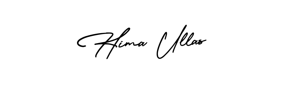 Create a beautiful signature design for name Hima Ullas. With this signature (AmerikaSignatureDemo-Regular) fonts, you can make a handwritten signature for free. Hima Ullas signature style 3 images and pictures png