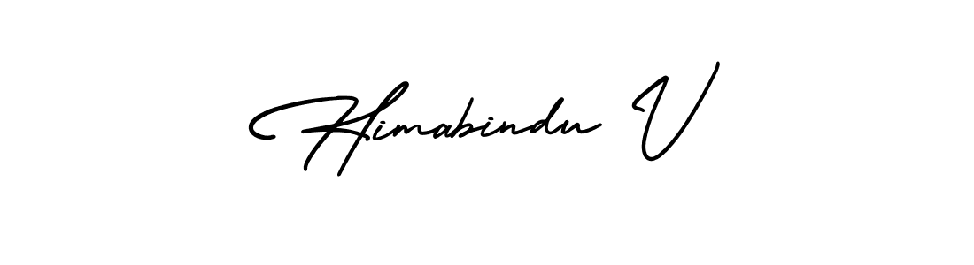 This is the best signature style for the Himabindu V name. Also you like these signature font (AmerikaSignatureDemo-Regular). Mix name signature. Himabindu V signature style 3 images and pictures png