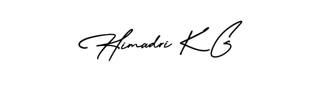 It looks lik you need a new signature style for name Himadri K G. Design unique handwritten (AmerikaSignatureDemo-Regular) signature with our free signature maker in just a few clicks. Himadri K G signature style 3 images and pictures png