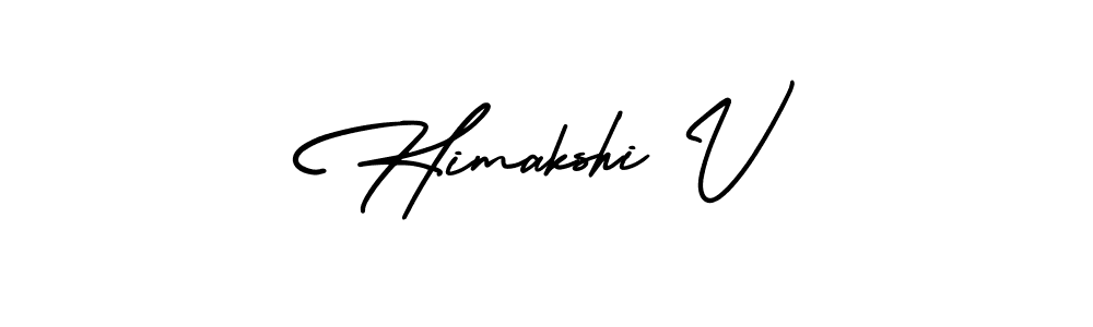 AmerikaSignatureDemo-Regular is a professional signature style that is perfect for those who want to add a touch of class to their signature. It is also a great choice for those who want to make their signature more unique. Get Himakshi V name to fancy signature for free. Himakshi V signature style 3 images and pictures png