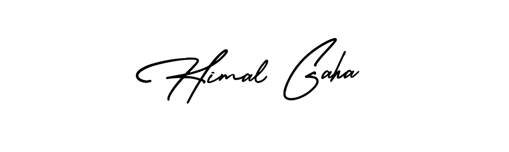 Use a signature maker to create a handwritten signature online. With this signature software, you can design (AmerikaSignatureDemo-Regular) your own signature for name Himal Gaha. Himal Gaha signature style 3 images and pictures png