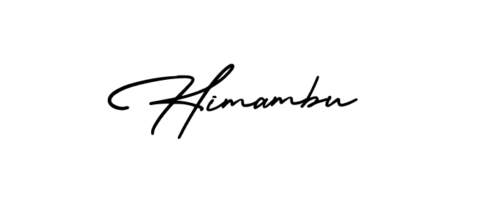 Create a beautiful signature design for name Himambu. With this signature (AmerikaSignatureDemo-Regular) fonts, you can make a handwritten signature for free. Himambu signature style 3 images and pictures png