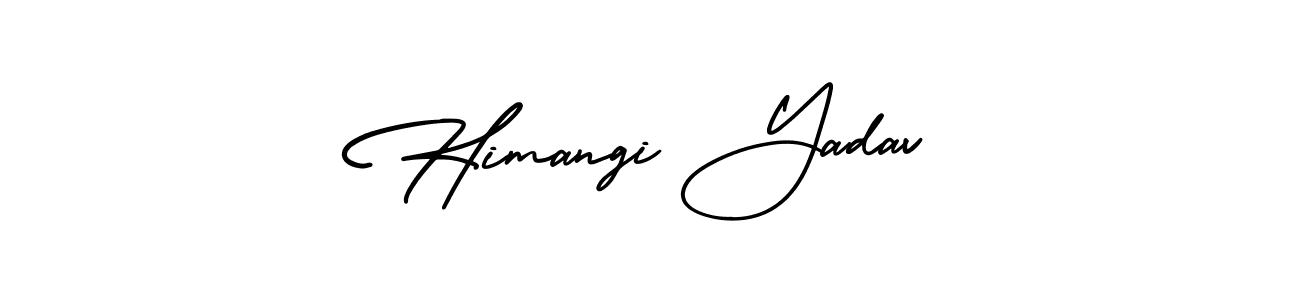 Create a beautiful signature design for name Himangi Yadav. With this signature (AmerikaSignatureDemo-Regular) fonts, you can make a handwritten signature for free. Himangi Yadav signature style 3 images and pictures png