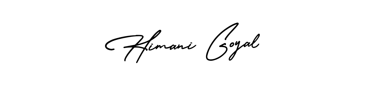 AmerikaSignatureDemo-Regular is a professional signature style that is perfect for those who want to add a touch of class to their signature. It is also a great choice for those who want to make their signature more unique. Get Himani Goyal name to fancy signature for free. Himani Goyal signature style 3 images and pictures png