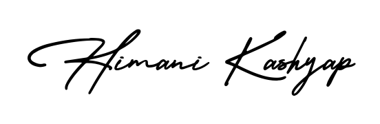 How to make Himani Kashyap signature? AmerikaSignatureDemo-Regular is a professional autograph style. Create handwritten signature for Himani Kashyap name. Himani Kashyap signature style 3 images and pictures png
