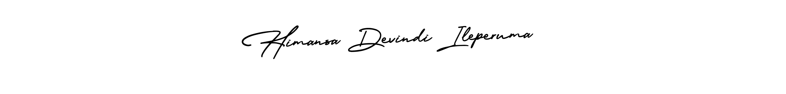 AmerikaSignatureDemo-Regular is a professional signature style that is perfect for those who want to add a touch of class to their signature. It is also a great choice for those who want to make their signature more unique. Get Himansa Devindi Ileperuma name to fancy signature for free. Himansa Devindi Ileperuma signature style 3 images and pictures png