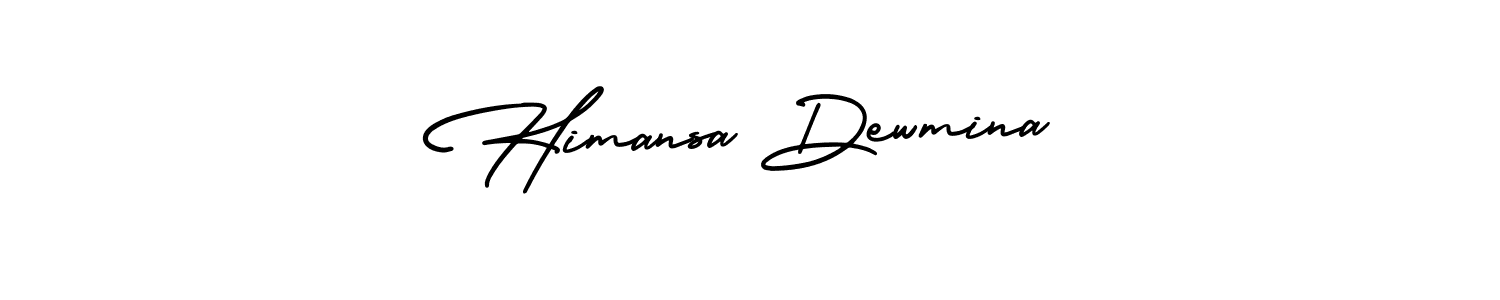 Create a beautiful signature design for name Himansa Dewmina. With this signature (AmerikaSignatureDemo-Regular) fonts, you can make a handwritten signature for free. Himansa Dewmina signature style 3 images and pictures png