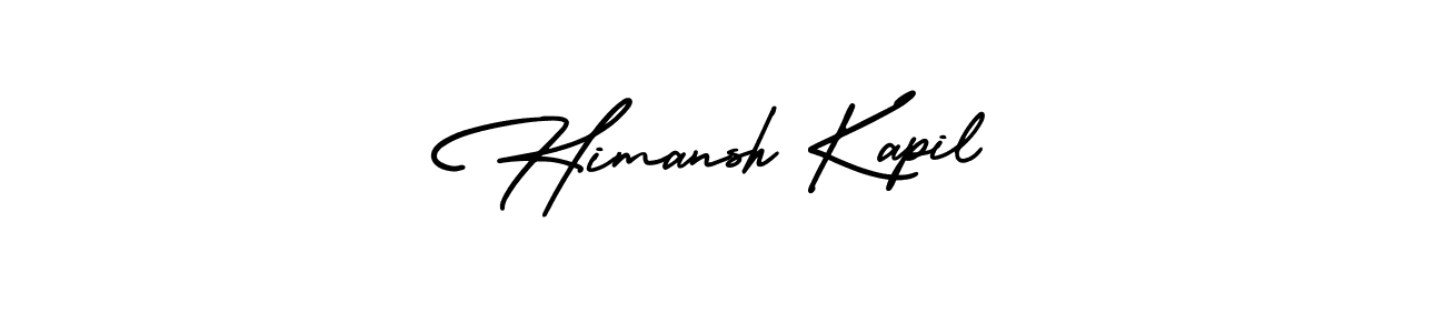 Create a beautiful signature design for name Himansh Kapil. With this signature (AmerikaSignatureDemo-Regular) fonts, you can make a handwritten signature for free. Himansh Kapil signature style 3 images and pictures png