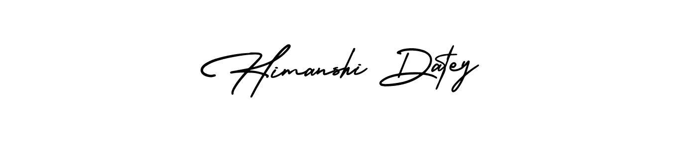 Make a beautiful signature design for name Himanshi Datey. With this signature (AmerikaSignatureDemo-Regular) style, you can create a handwritten signature for free. Himanshi Datey signature style 3 images and pictures png