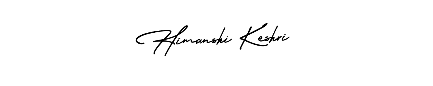 How to make Himanshi Keshri signature? AmerikaSignatureDemo-Regular is a professional autograph style. Create handwritten signature for Himanshi Keshri name. Himanshi Keshri signature style 3 images and pictures png