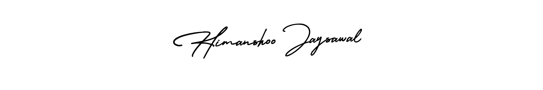 You should practise on your own different ways (AmerikaSignatureDemo-Regular) to write your name (Himanshoo Jaysawal) in signature. don't let someone else do it for you. Himanshoo Jaysawal signature style 3 images and pictures png