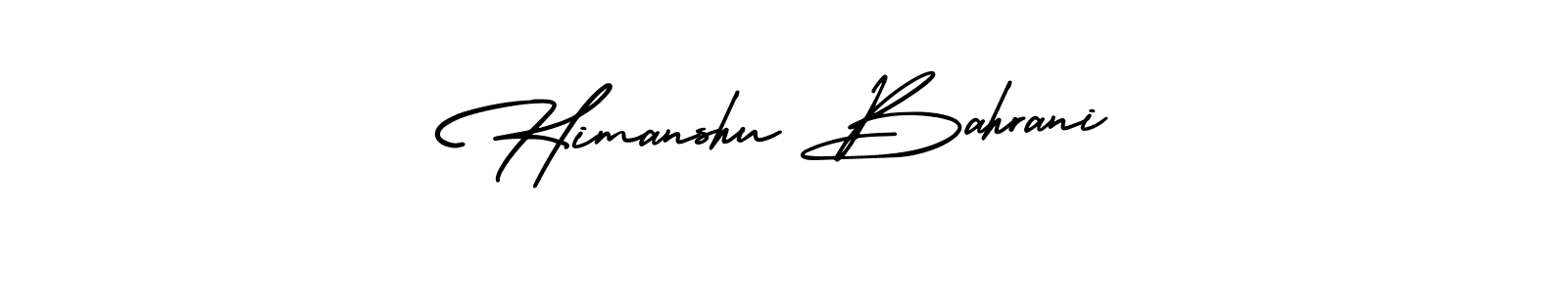 AmerikaSignatureDemo-Regular is a professional signature style that is perfect for those who want to add a touch of class to their signature. It is also a great choice for those who want to make their signature more unique. Get Himanshu Bahrani name to fancy signature for free. Himanshu Bahrani signature style 3 images and pictures png