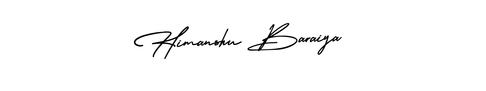 AmerikaSignatureDemo-Regular is a professional signature style that is perfect for those who want to add a touch of class to their signature. It is also a great choice for those who want to make their signature more unique. Get Himanshu Baraiya name to fancy signature for free. Himanshu Baraiya signature style 3 images and pictures png