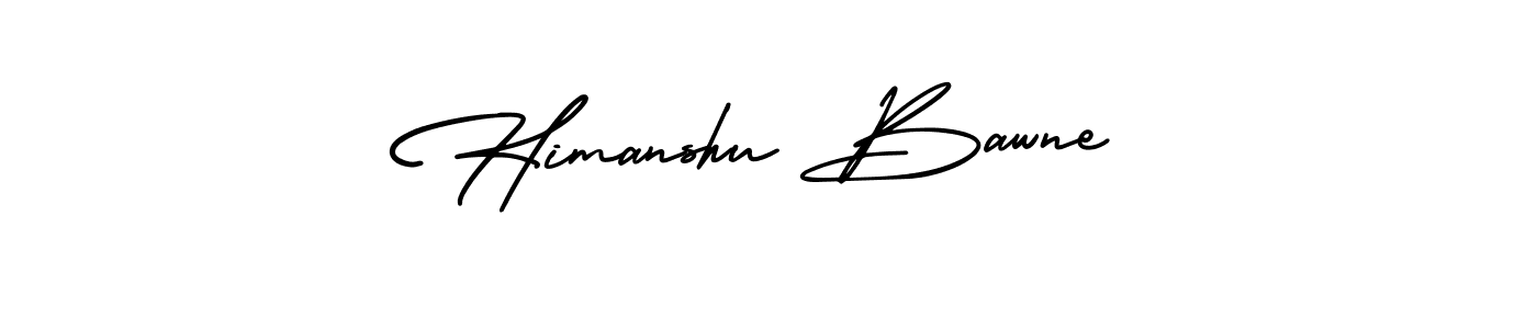 How to make Himanshu Bawne signature? AmerikaSignatureDemo-Regular is a professional autograph style. Create handwritten signature for Himanshu Bawne name. Himanshu Bawne signature style 3 images and pictures png