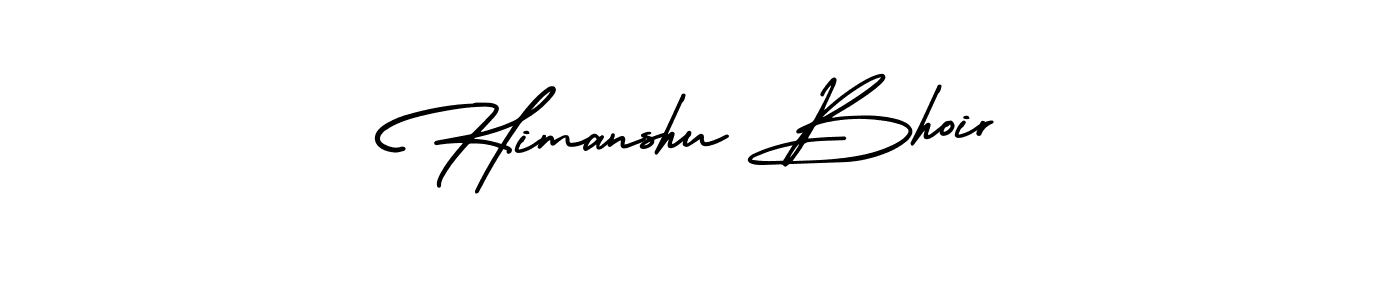 Himanshu Bhoir stylish signature style. Best Handwritten Sign (AmerikaSignatureDemo-Regular) for my name. Handwritten Signature Collection Ideas for my name Himanshu Bhoir. Himanshu Bhoir signature style 3 images and pictures png