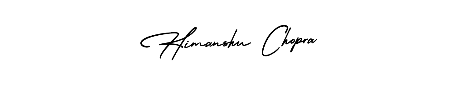 Himanshu Chopra stylish signature style. Best Handwritten Sign (AmerikaSignatureDemo-Regular) for my name. Handwritten Signature Collection Ideas for my name Himanshu Chopra. Himanshu Chopra signature style 3 images and pictures png