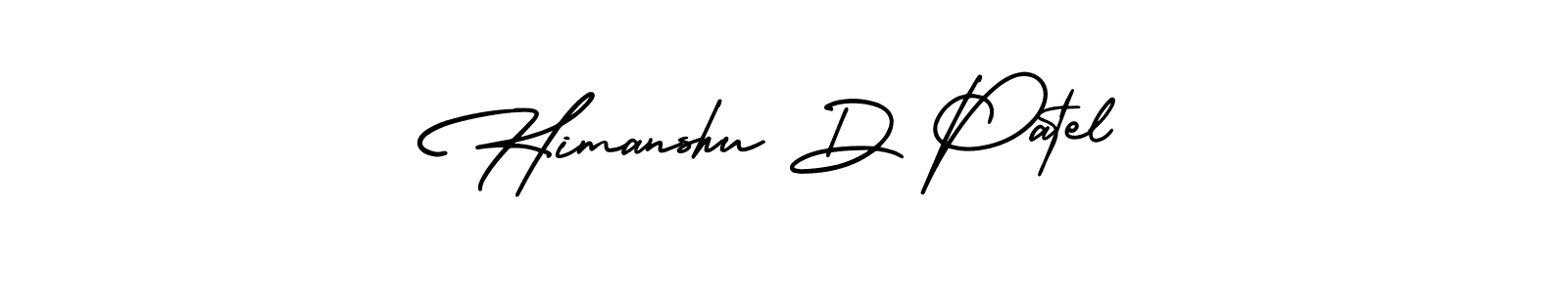 How to make Himanshu D Patel signature? AmerikaSignatureDemo-Regular is a professional autograph style. Create handwritten signature for Himanshu D Patel name. Himanshu D Patel signature style 3 images and pictures png