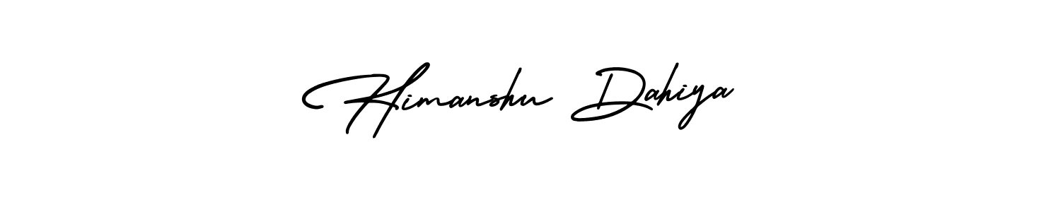 Make a beautiful signature design for name Himanshu Dahiya. With this signature (AmerikaSignatureDemo-Regular) style, you can create a handwritten signature for free. Himanshu Dahiya signature style 3 images and pictures png