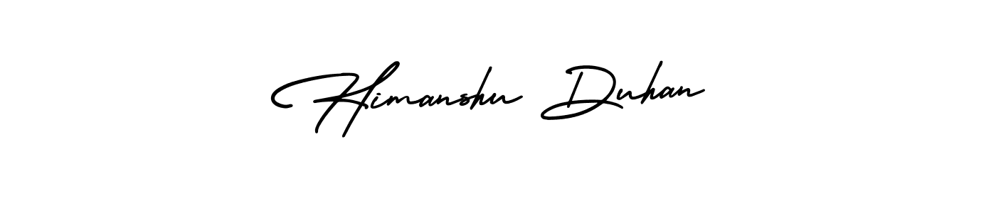 Also You can easily find your signature by using the search form. We will create Himanshu Duhan name handwritten signature images for you free of cost using AmerikaSignatureDemo-Regular sign style. Himanshu Duhan signature style 3 images and pictures png