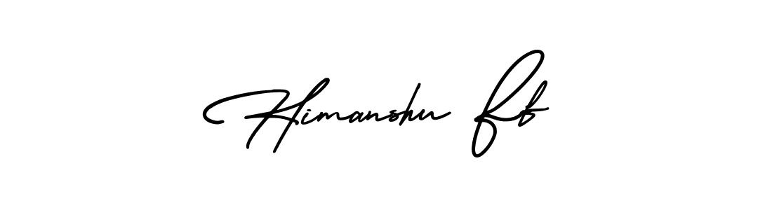 The best way (AmerikaSignatureDemo-Regular) to make a short signature is to pick only two or three words in your name. The name Himanshu Ff include a total of six letters. For converting this name. Himanshu Ff signature style 3 images and pictures png