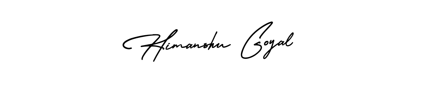 How to Draw Himanshu Goyal signature style? AmerikaSignatureDemo-Regular is a latest design signature styles for name Himanshu Goyal. Himanshu Goyal signature style 3 images and pictures png