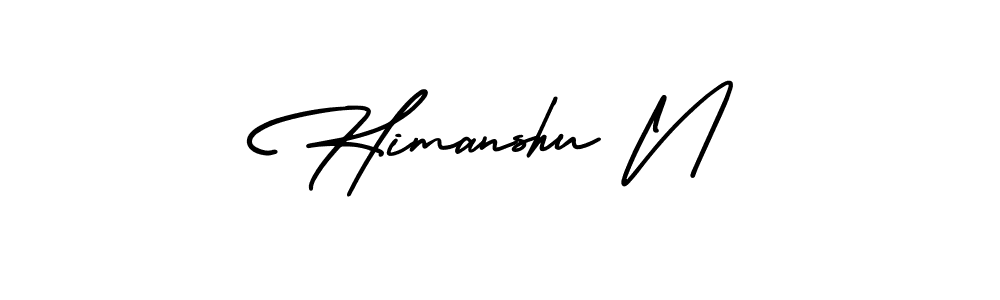 Once you've used our free online signature maker to create your best signature AmerikaSignatureDemo-Regular style, it's time to enjoy all of the benefits that Himanshu N name signing documents. Himanshu N signature style 3 images and pictures png