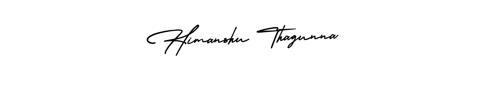 How to make Himanshu Thagunna signature? AmerikaSignatureDemo-Regular is a professional autograph style. Create handwritten signature for Himanshu Thagunna name. Himanshu Thagunna signature style 3 images and pictures png