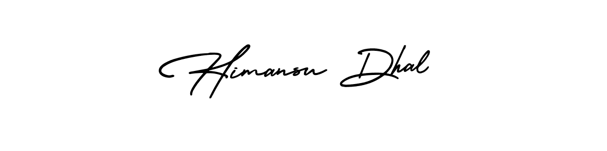 How to make Himansu Dhal name signature. Use AmerikaSignatureDemo-Regular style for creating short signs online. This is the latest handwritten sign. Himansu Dhal signature style 3 images and pictures png