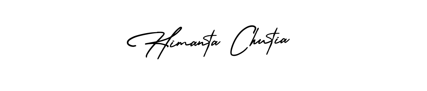 How to make Himanta Chutia signature? AmerikaSignatureDemo-Regular is a professional autograph style. Create handwritten signature for Himanta Chutia name. Himanta Chutia signature style 3 images and pictures png