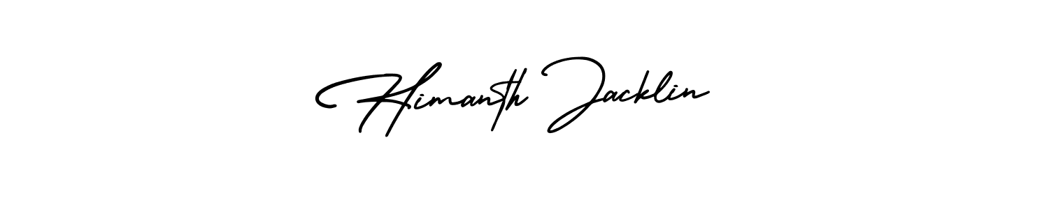 Create a beautiful signature design for name Himanth Jacklin. With this signature (AmerikaSignatureDemo-Regular) fonts, you can make a handwritten signature for free. Himanth Jacklin signature style 3 images and pictures png