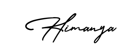How to make Himanya name signature. Use AmerikaSignatureDemo-Regular style for creating short signs online. This is the latest handwritten sign. Himanya signature style 3 images and pictures png