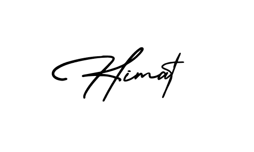 Design your own signature with our free online signature maker. With this signature software, you can create a handwritten (AmerikaSignatureDemo-Regular) signature for name Himat. Himat signature style 3 images and pictures png