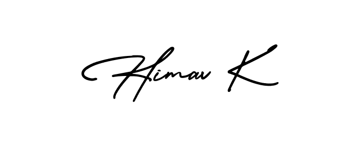 AmerikaSignatureDemo-Regular is a professional signature style that is perfect for those who want to add a touch of class to their signature. It is also a great choice for those who want to make their signature more unique. Get Himav K name to fancy signature for free. Himav K signature style 3 images and pictures png