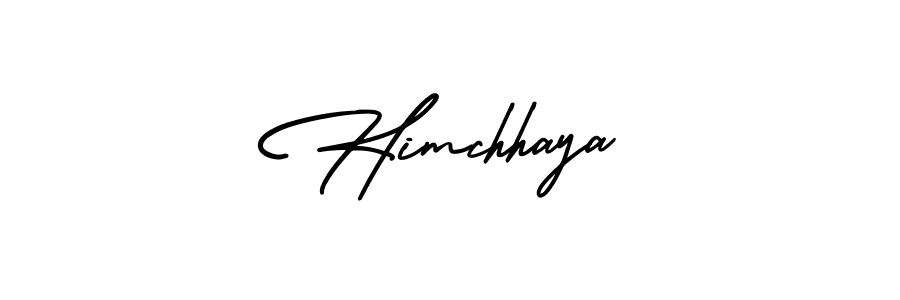 How to make Himchhaya signature? AmerikaSignatureDemo-Regular is a professional autograph style. Create handwritten signature for Himchhaya name. Himchhaya signature style 3 images and pictures png