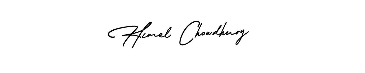 Use a signature maker to create a handwritten signature online. With this signature software, you can design (AmerikaSignatureDemo-Regular) your own signature for name Himel Chowdhury. Himel Chowdhury signature style 3 images and pictures png