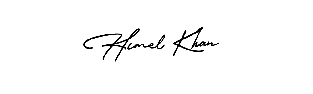 Also You can easily find your signature by using the search form. We will create Himel Khan name handwritten signature images for you free of cost using AmerikaSignatureDemo-Regular sign style. Himel Khan signature style 3 images and pictures png