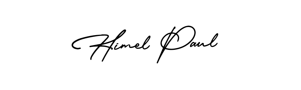 if you are searching for the best signature style for your name Himel Paul. so please give up your signature search. here we have designed multiple signature styles  using AmerikaSignatureDemo-Regular. Himel Paul signature style 3 images and pictures png