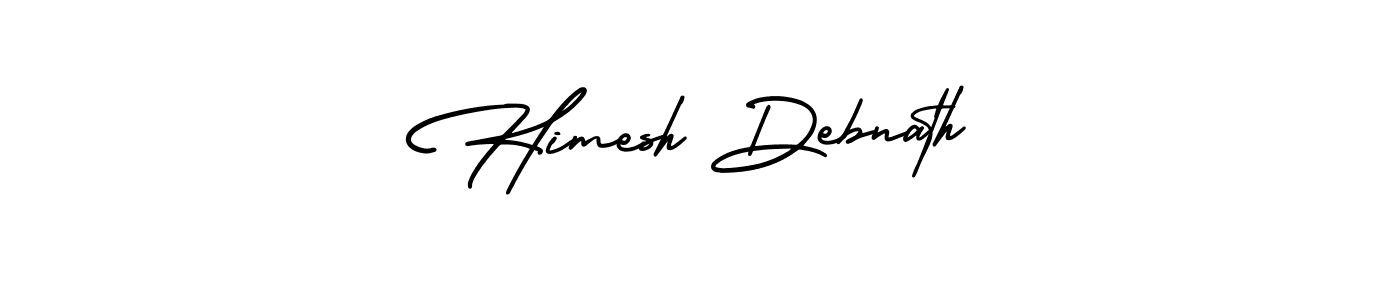 Also You can easily find your signature by using the search form. We will create Himesh Debnath name handwritten signature images for you free of cost using AmerikaSignatureDemo-Regular sign style. Himesh Debnath signature style 3 images and pictures png