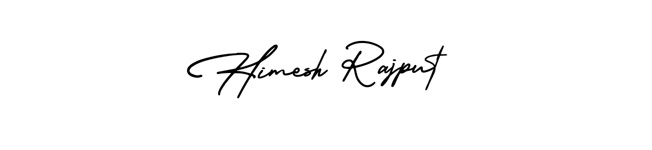 It looks lik you need a new signature style for name Himesh Rajput. Design unique handwritten (AmerikaSignatureDemo-Regular) signature with our free signature maker in just a few clicks. Himesh Rajput signature style 3 images and pictures png