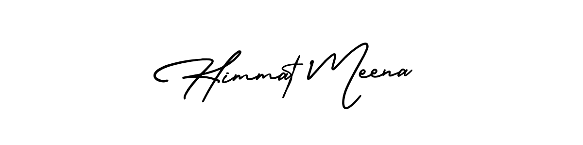 Use a signature maker to create a handwritten signature online. With this signature software, you can design (AmerikaSignatureDemo-Regular) your own signature for name Himmat Meena. Himmat Meena signature style 3 images and pictures png