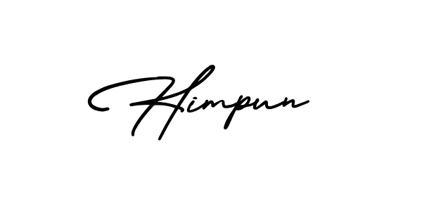 Use a signature maker to create a handwritten signature online. With this signature software, you can design (AmerikaSignatureDemo-Regular) your own signature for name Himpun. Himpun signature style 3 images and pictures png