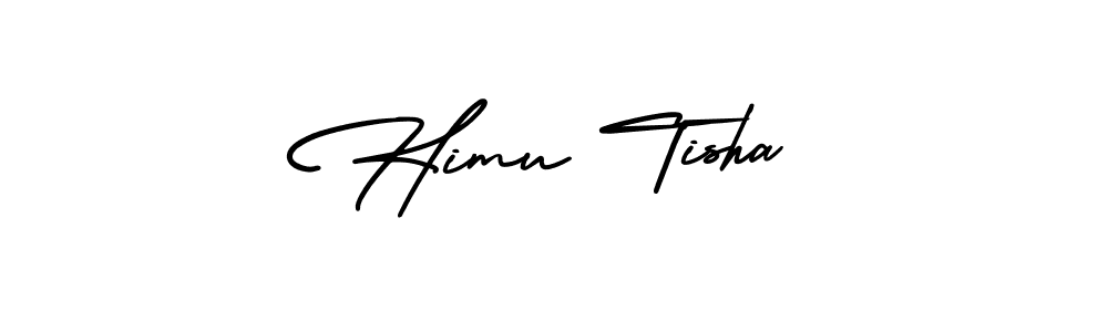 Create a beautiful signature design for name Himu Tisha. With this signature (AmerikaSignatureDemo-Regular) fonts, you can make a handwritten signature for free. Himu Tisha signature style 3 images and pictures png